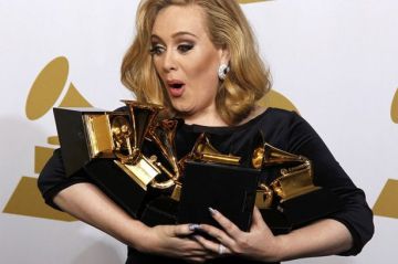 Adele and all the Grammy awards